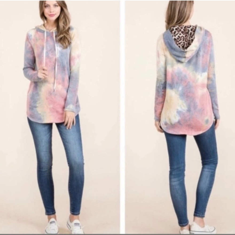 Tie Dye Hoodie Pullover
